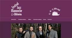 Desktop Screenshot of festivaljazzmanouche.org